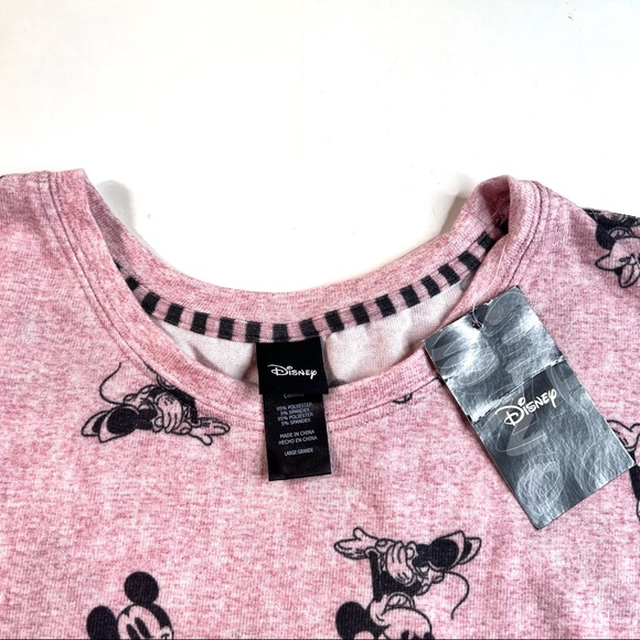 NWT Disney Ladies' 2 Piece Cozy PJ Lounge Pants Pajama Set - Picture 9 of 11